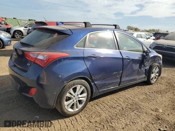 2013 Hyundai Elantra with VIN KMHD35LE1DU079959, listed as a Copart auction lot 84883405 with 181,006 mi miles and Salvage title. Bid and sale history available at DreamBid. Image 3.
