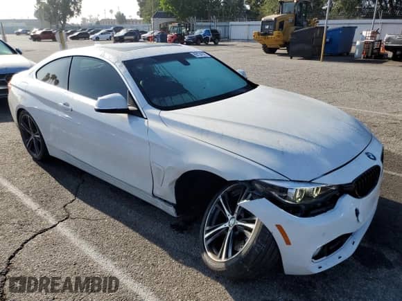 2019 BMW 4 Series 430i with VIN WBA4W3C52KAF92877, listed as a Copart auction lot 69134145 with 92,312 mi miles and Salvage title. Bid and sale history available at DreamBid. Image 4.