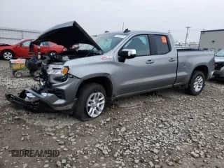 2024 Chevrolet Silverado 1500 z VIN 1GCVDDE86RZ100399, wystawiony jako Copart lot #66282075 z przebiegiem 44 253 mil mil oraz Nie do naprawy • Non repairable. Historia ofert i sprzedaży dostępna na DreamBid. Obrazek 1.