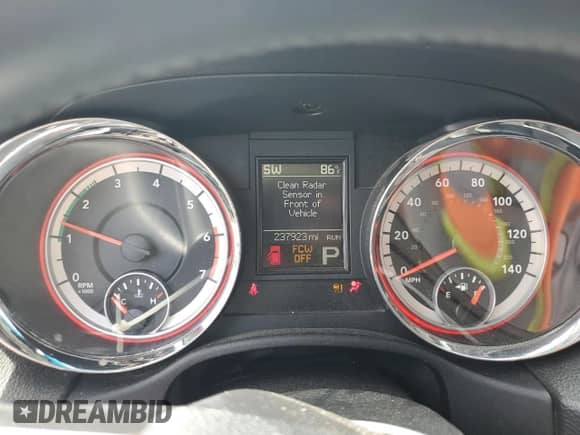 2013 Dodge Durango R/T with VIN 1C4SDJCTXDC674489, listed as a Copart auction lot 70504985 with 237,923 mi miles and Salvage title. Bid and sale history available at DreamBid. Image 9.