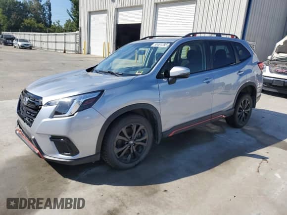 2023 Subaru Forester Special Sports z VIN JF2SKAJC2PH537791, wystawiony jako Copart lot #80461385 z przebiegiem 34 923 mil mil oraz Szkoda całkowita • Salvage title. Historia ofert i sprzedaży dostępna na DreamBid. Obrazek 1.