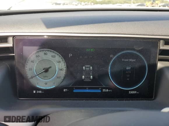 2022 Hyundai Tucson Limited with VIN 5NMJECAE9NH104687, listed as a Copart auction lot 71448905 with 33,059 mi miles and Salvage title. Bid and sale history available at DreamBid. Image 9.