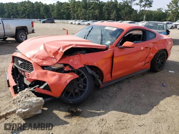 2016 Ford Mustang EcoBoost Premium with VIN 1FA6P8TH3G5278948, listed as a Copart auction lot 70755565 with 116,711 mi miles and Salvage title. Bid and sale history available at DreamBid. Image 1.