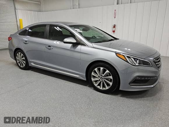 2015 Hyundai Sonata Sport with VIN 5NPE34AFXFH027807, listed as a Copart auction lot 83839575 with 115,572 mi miles and Clean title. Bid and sale history available at DreamBid. Image 4.