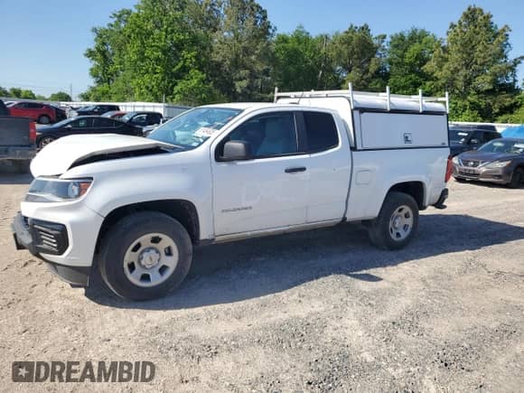 2022 Chevrolet Colorado 4WD Work Truck with VIN 1GCHTBEA7N1257083, listed as a Copart auction lot 51454635 with 29,385 mi miles and Salvage title. Bid and sale history available at DreamBid. Image 1.