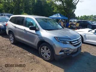 2018 Honda Pilot LX с VIN 5FNYF6H12JB034610, выставлен на аукционе IAAI как лот 42591104 с пробегом 61 766 миль миль и . История ставок и продаж доступна на DreamBid. Изображение 1.
