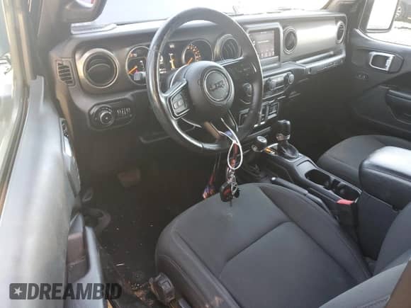 2018 Jeep Wrangler Sport with VIN 1C4GJXAG1JW153310, listed as a Copart auction lot 70487845 with 70,247 mi miles and Salvage title. Bid and sale history available at DreamBid. Image 8.
