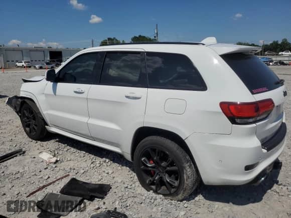 2017 Jeep Grand Cherokee SRT z VIN 1C4RJFDJXHC738652, wystawiony jako Copart lot #61984665 z przebiegiem 108 202 mil mil oraz Szkoda całkowita • Salvage title. Historia ofert i sprzedaży dostępna na DreamBid. Obrazek 2.