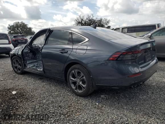 2024 Honda Accord EX-L с VIN 1HGCY2F67RA017500, выставлен на аукционе Copart как лот 67361115 с пробегом 26 799 миль миль и Списание • Salvage title. История ставок и продаж доступна на DreamBid. Изображение 2.