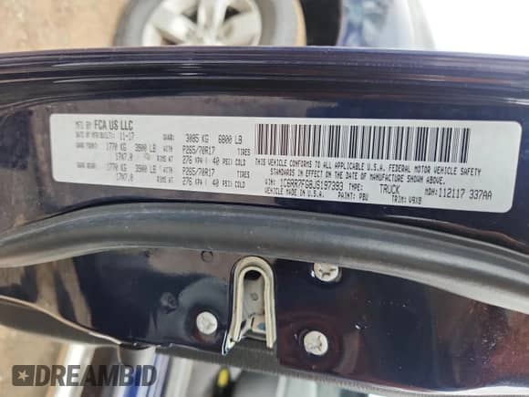 2018 Ram 1500 Express z VIN 1C6RR7FG8JS197393, wystawiony jako Copart lot #69174505 z przebiegiem 221 447 mil mil oraz Szkoda całkowita • Salvage title. Historia ofert i sprzedaży dostępna na DreamBid. Obrazek 13.