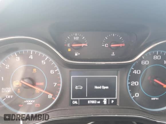 2018 Chevrolet Cruze LT z VIN 3G1BE6SM4JS576075, wystawiony jako Copart lot #81135265 z przebiegiem 87 663 mil mil oraz Nie do naprawy • Non repairable. Historia ofert i sprzedaży dostępna na DreamBid. Obrazek 9.