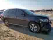 2018 Nissan Pathfinder SV with VIN 5N1DR2MM8JC634703, listed as a Copart auction lot 71165345 with 152,865 mi miles and Salvage title. Bid and sale history available at DreamBid. Image 4.