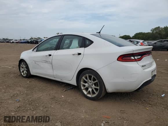 2013 Dodge Dart SXT with VIN 1C3CDFBA8DD241799, listed as a Copart auction lot 81650945 with 167,502 mi miles and Salvage title. Bid and sale history available at DreamBid. Image 2.