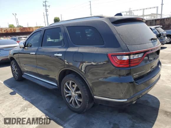 2016 Dodge Durango Citadel with VIN 1C4RDJEGXGC481813, listed as a Copart auction lot 61491855 with 133,174 mi miles and Salvage title. Bid and sale history available at DreamBid. Image 2.