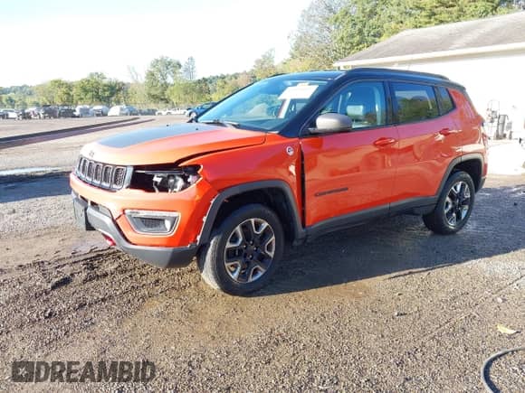 2018 Jeep Compass Trailhawk с VIN 3C4NJDDB3JT356310, выставлен на аукционе IAAI как лот 43358093 с пробегом 100 479 миль миль и . История ставок и продаж доступна на DreamBid. Изображение 2.