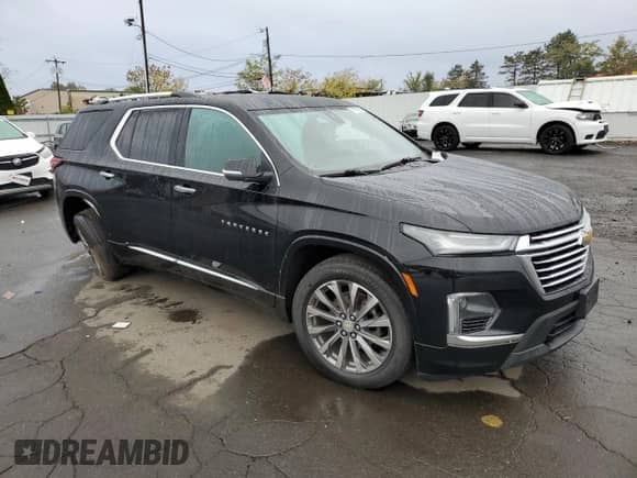 2023 Chevrolet Traverse Premier z VIN 1GNEVKKW2PJ189685, wystawiony jako Copart lot #85730365 z przebiegiem 43 492 mil mil oraz Szkoda całkowita • Salvage title. Historia ofert i sprzedaży dostępna na DreamBid. Obrazek 4.