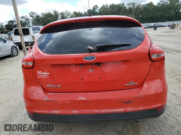 2015 Ford Focus SE with VIN 1FADP3K24FL307021, listed as a Copart auction lot 89929925 with Not provided miles and Clean title. Bid and sale history available at DreamBid. Image 6.