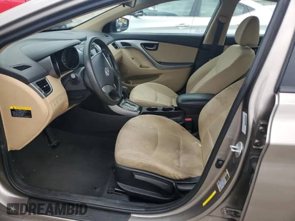 2013 Hyundai Elantra GLS with VIN 5NPDH4AE4DH258252, listed as a Copart auction lot 63026055 with Not provided miles and Salvage title. Bid and sale history available at DreamBid. Image 7.