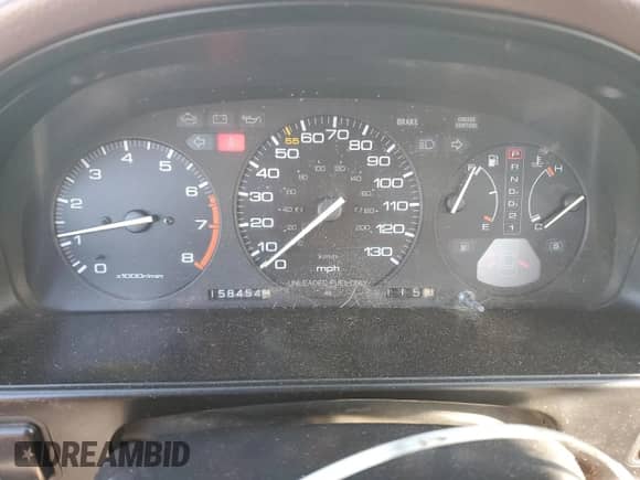 1990 Honda Accord LX with VIN JHMCB7651LC129028, listed as a Copart auction lot 82001875 with 158,454 mi miles and Salvage title. Bid and sale history available at DreamBid. Image 9.