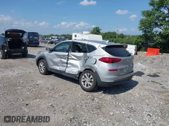 2021 Hyundai Tucson SE with VIN KM8J2CA40MU395714, listed as a IAAI auction lot 42959187 with 32,183 mi miles and . Bid and sale history available at DreamBid. Image 3.