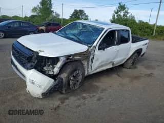 2023 Nissan Frontier SV with VIN 1N6ED1EK7PN658046, listed as a Copart auction lot 71054315 with 53,063 mi miles and Salvage title. Bid and sale history available at DreamBid. Image 1.
