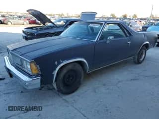 1981 Chevrolet El Camino с VIN 1GCCW80K8BD432987, выставлен на аукционе Copart как лот 81555484 с пробегом 67 711 миль миль и Списание • Salvage title. История ставок и продаж доступна на DreamBid. Изображение 1.