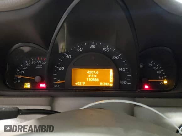 2002 Mercedes-Benz C 230/260/280/320 with VIN WDBRN47J42A341699, listed as a Copart auction lot 82357625 with 110,886 mi miles and Salvage title. Bid and sale history available at DreamBid. Image 9.