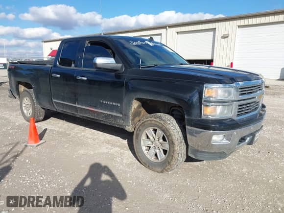 2014 Chevrolet Silverado 1500 LTZ z VIN 1GCVKSEC1EZ105678, wystawiony jako IAAI lot #41299817 z przebiegiem 142 014 mil mil oraz . Historia ofert i sprzedaży dostępna na DreamBid. Obrazek 1.
