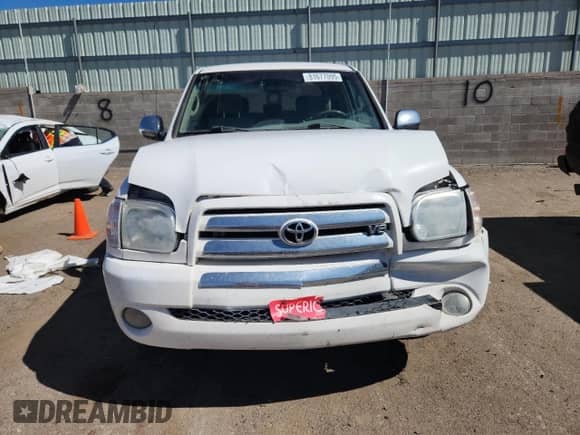 2006 Toyota Tundra SR5 с VIN 5TBDT44106S554348, выставлен на аукционе Copart как лот 81677095 с пробегом 205 293 миль миль и Списание • Salvage title. История ставок и продаж доступна на DreamBid. Изображение 5.