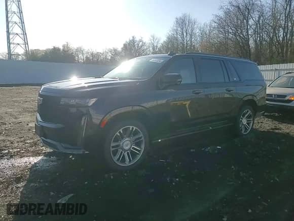 2023 Cadillac Escalade ESV 4WD Sport Platinum с VIN 1GYS4RKL1PR371807, выставлен на аукционе Copart как лот 59019304 с пробегом Не указан миль и Списание • Salvage title. История ставок и продаж доступна на DreamBid. Изображение 11.