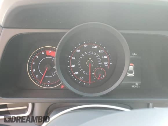 2021 Hyundai Elantra SEL с VIN 5NPLM4AG5MH026266, выставлен на аукционе Copart как лот 67798435 с пробегом 59 312 миль миль и Списание • Salvage title. История ставок и продаж доступна на DreamBid. Изображение 9.