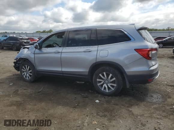2022 Honda Pilot EX-L with VIN 5FNYF6H54NB021107, listed as a Copart auction lot 80446585 with 61,122 mi miles and Salvage title. Bid and sale history available at DreamBid. Image 2.