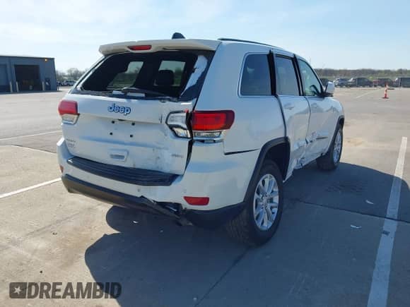 2022 Jeep Grand Cherokee Laredo X with VIN 1C4RJFAG7NC149692, listed as a IAAI auction lot 42119197 with 37,835 mi miles and . Bid and sale history available at DreamBid. Image 6.