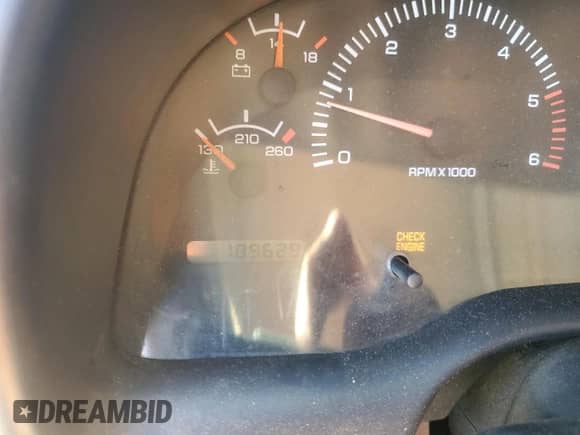 1998 Dodge 1500 с VIN 3B7HC13Z1WG131145, выставлен на аукционе Copart как лот 46239105 с пробегом 189 629 миль миль и Чистый • Clean title. История ставок и продаж доступна на DreamBid. Изображение 9.