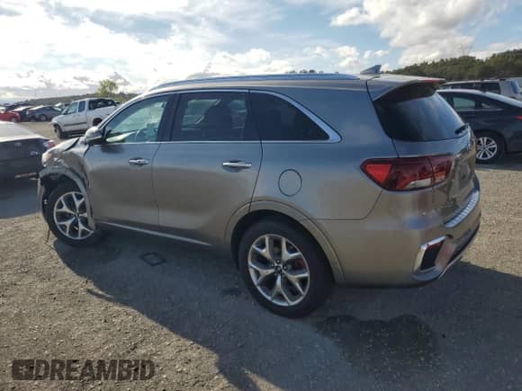 2019 Kia Sorento SX z VIN 5XYPK4A53KG453956, wystawiony jako Copart lot #71741505 z przebiegiem 100 634 mil mil oraz Szkoda całkowita • Salvage title. Historia ofert i sprzedaży dostępna na DreamBid. Obrazek 2.