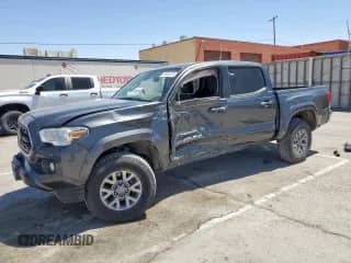 2019 Toyota Tacoma SR with VIN 3TMCZ5AN6KM203792, listed as a Copart auction lot 59993305 with 123,283 mi miles and Salvage title. Bid and sale history available at DreamBid. Image 1.