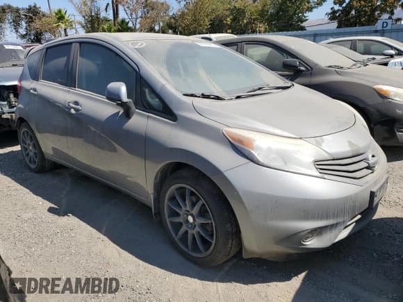 ✅ 2014 Nissan Note S Plus • VIN: 3N1CE2CP9EL399622 • Lot: 59783585. Listed on Copart with 109,628 mi. Free auction sales archive from the USA and detailed vehicle history report at DreamBid. Image 4.