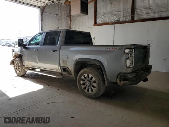✅ 2025 Chevrolet Silverado 2500HD Custom • VIN: 2GC4KME71S1127405 • Lot: 47050525. Listed on Copart with 24,460 mi. Free auction sales archive from the USA and detailed vehicle history report at DreamBid. Image 2.