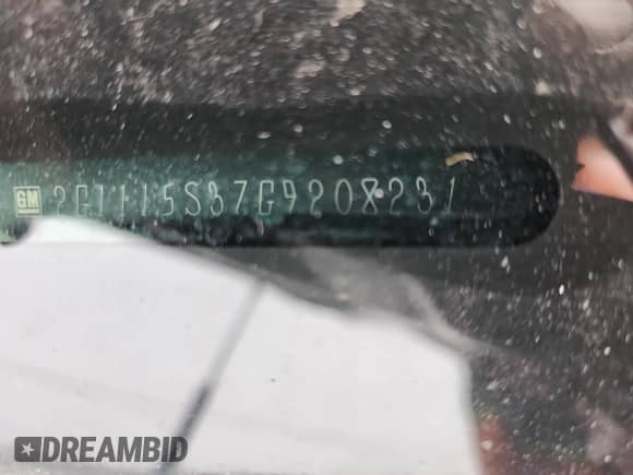 2016 Chevrolet Impala LT with VIN 2G1115S37G9208231, listed as a Copart auction lot 86651015 with 102,897 mi miles and Salvage title. Bid and sale history available at DreamBid. Image 12.