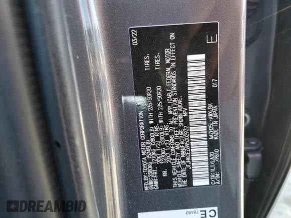 ✅ 2022 Lexus NX 350h Luxury • VIN: JTJHKCEZ6N5002932 • Lot: 72285954. Listed on Copart with 21,748 mi. Free auction sales archive from the USA and detailed vehicle history report at DreamBid. Image 14.