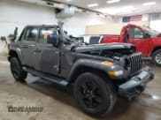 ✅ 2021 Jeep Wrangler Unlimited Sahara • VIN: 1C4HJXEG0MW612247 • Lot: 54902385. Listed on Copart with Not provided. Free auction sales archive from the USA and detailed vehicle history report at DreamBid. Image 4.