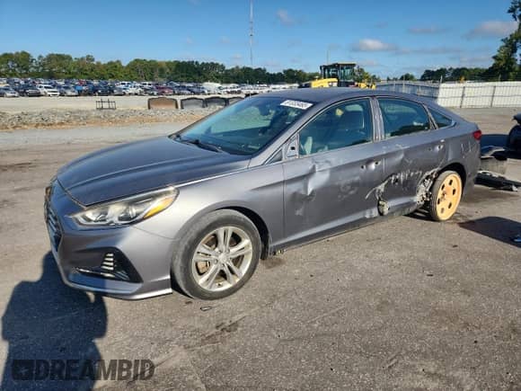 2018 Hyundai Sonata SEL with VIN 5NPE34AF8JH624124, listed as a Copart auction lot 81333465 with 114,806 mi miles and Salvage title. Bid and sale history available at DreamBid. Image 1.