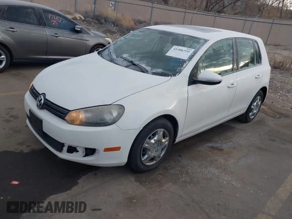 ✅ 2010 Volkswagen Golf • VIN: WVWDB7AJ6AW406990 • Lot: 41506320. Listed on IAAI with 152,692 mi. Free auction sales archive from the USA and detailed vehicle history report at DreamBid. Image 2.