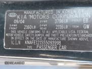 ✅ 2005 Kia Spectra LX • VIN: KNAFE121555093998 • Lot: 42950915. Wystawiony na IAAI z przebiegiem 228 784 mil. Bezpłatny archiwum sprzedaży aukcyjnych z USA i szczegółowy raport historii pojazdu na DreamBid. Zdjęcie 9.