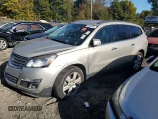 2017 Chevrolet Traverse LT z VIN 1GNKRGKD6HJ233840, wystawiony jako Copart lot #87099285 z przebiegiem 141 459 mil mil oraz Szkoda całkowita • Salvage title. Historia ofert i sprzedaży dostępna na DreamBid. Obrazek 1.