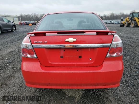 ✅ 2009 Chevrolet Aveo 2LT • VIN: KL1TG56E99B327983 • Lot: 52779215. Listed on Copart with 85,445 mi. Free auction sales archive from the USA and detailed vehicle history report at DreamBid. Image 6.