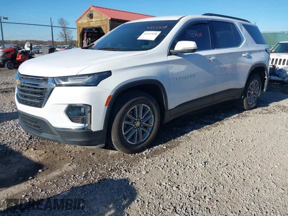 ✅ 2022 Chevrolet Traverse LT Cloth • VIN: 1GNERGKW6NJ188408 • Lot: 43521438. Listed on IAAI with 44,355 mi. Free auction sales archive from the USA and detailed vehicle history report at DreamBid. Image 2.