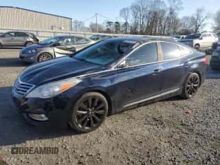 2013 Hyundai Azera с VIN KMHFH4JG2DA250857, выставлен на аукционе Copart как лот 87262104 с пробегом Не указан миль и Списание • Salvage title. История ставок и продаж доступна на DreamBid. Изображение 1.