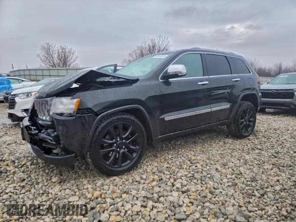 ✅ 2012 Jeep Grand Cherokee Overland • VIN: 1C4RJFCT4CC111702 • Лот: 93474915. Опубликован ранее на Copart с пробегом 116 970 миль. Бесплатный доступ к архиву аукционных продаж из США и подробный отчёт об истории автомобиля на DreamBid. Изображение 1.