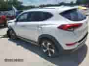 2017 Hyundai Tucson Night Edition with VIN KM8J3CA27HU328559, listed as a Copart auction lot 60818115 with 85,222 mi miles and Salvage title. Bid and sale history available at DreamBid. Image 2.
